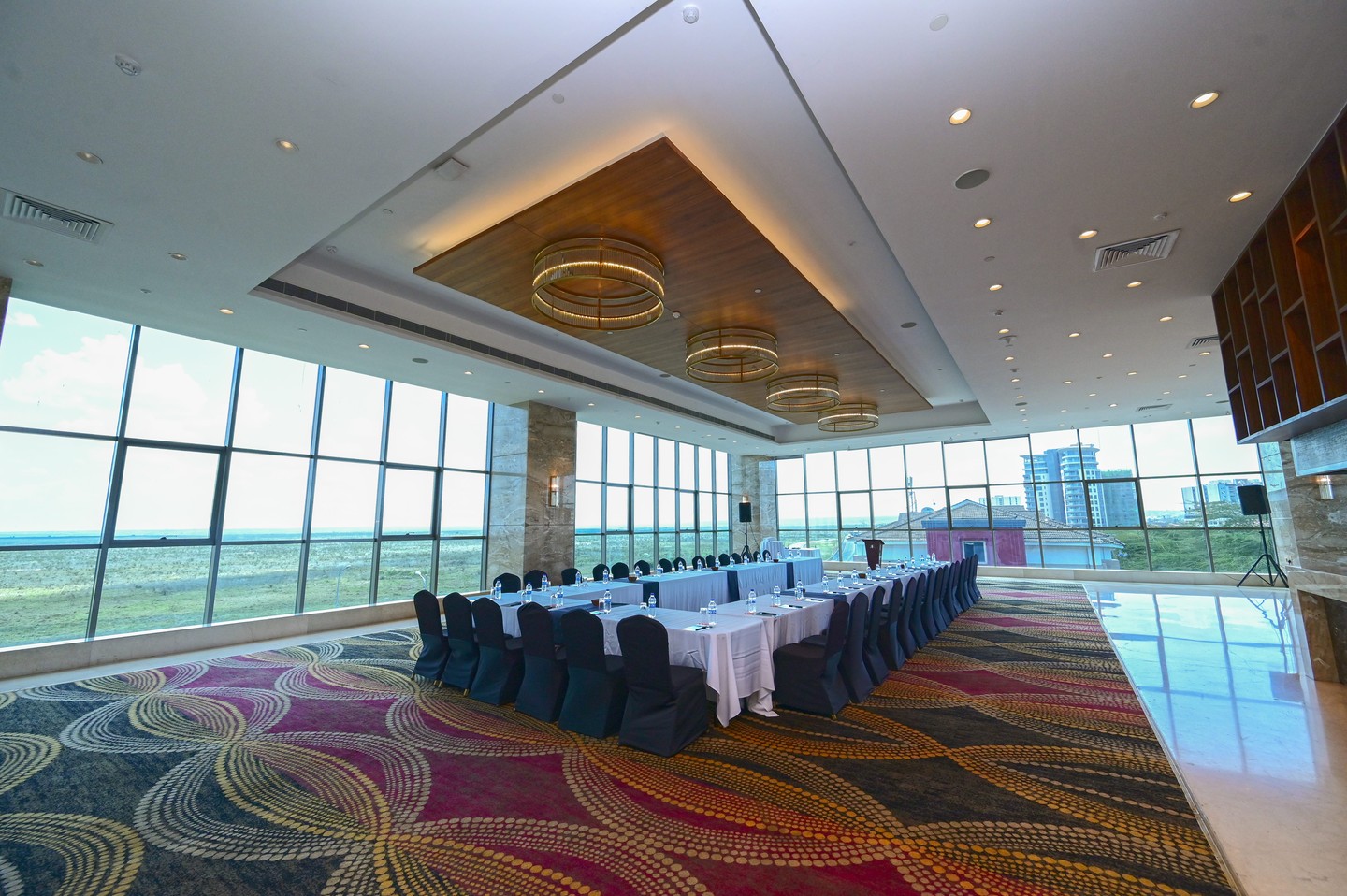 A setting that means business! Almasi Banquet Hall offers a seamless blend of sophistication, space, and panoramic views. Perfect for conferences, strategy sessions, and high-impact meetings.

To book meetings, +254 732 191000.

#EmaraOleSereni #AlmasiBanquetHall #BestHotelInNairobi