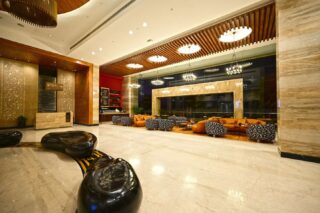 Golden hour fades, but the ambiance only gets better. From the welcoming lobby to the cozy corners, Karibu Cafe is the perfect place to pause, connect, and enjoy the moment.

To reserve a table, call +254 731 436571.

#EmaraOleSereni #KaribuCafe #BestHotelInNairobi