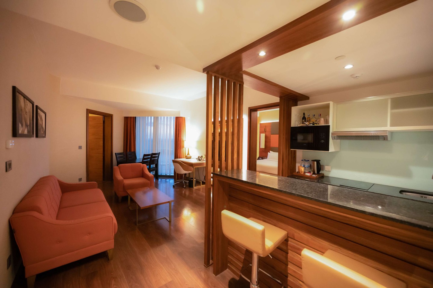 Our apartments offer the perfect balance between comfort and luxury. From thoughtfully designed interiors to the comfort of separate living spaces, every detail invites you to stay a little longer. 

To book a stay, call +254 732 191000.

#EmaraOleSereni #Apartments #BestHotelInNairobi