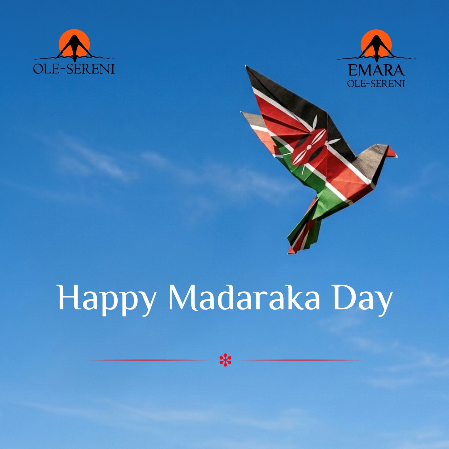 Happy Madaraka Day! From all of us at Ole-Sereni Hotels, we wish you a joyful and memorable Madaraka Day as we honor Kenya's rich heritage and the unity that defines our nation. 

#OleSereni #EmaraOleSereni #MadarakaDay
