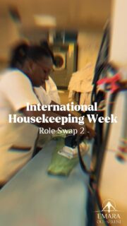 What happens when the person who welcomes you at the front desk steps behind the scenes? For our second Housekeeping Week role swap, our Front Office Manager spent the day with the laundry team. Take a look at how it went. 

As Housekeeping Week comes to a close, we are celebrating the people behind the experience!

#EmaraOleSereni #InternationalHousekeepingWeek #BestHotelInNairobi
