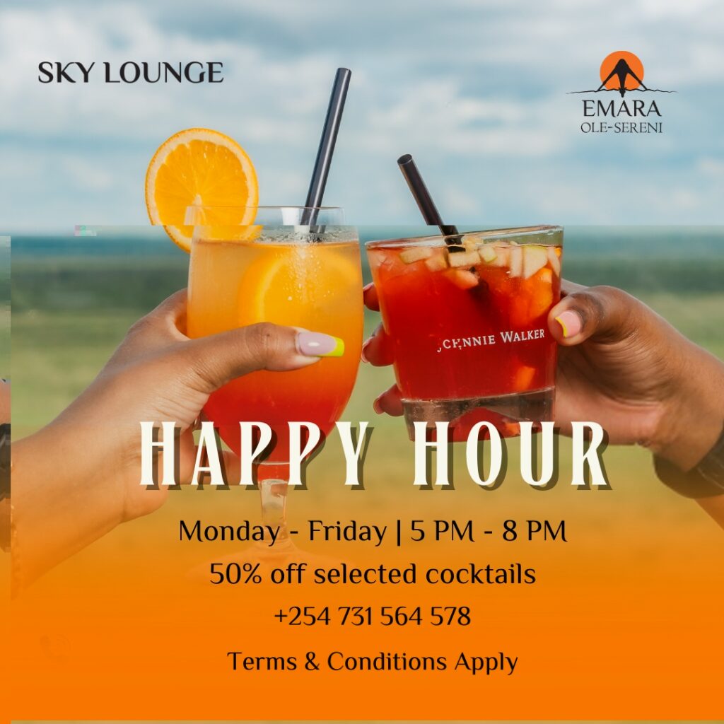 Kick off the weekend with us at Sky Lounge this evening and enjoy Happy Hour discounts on our sp 1